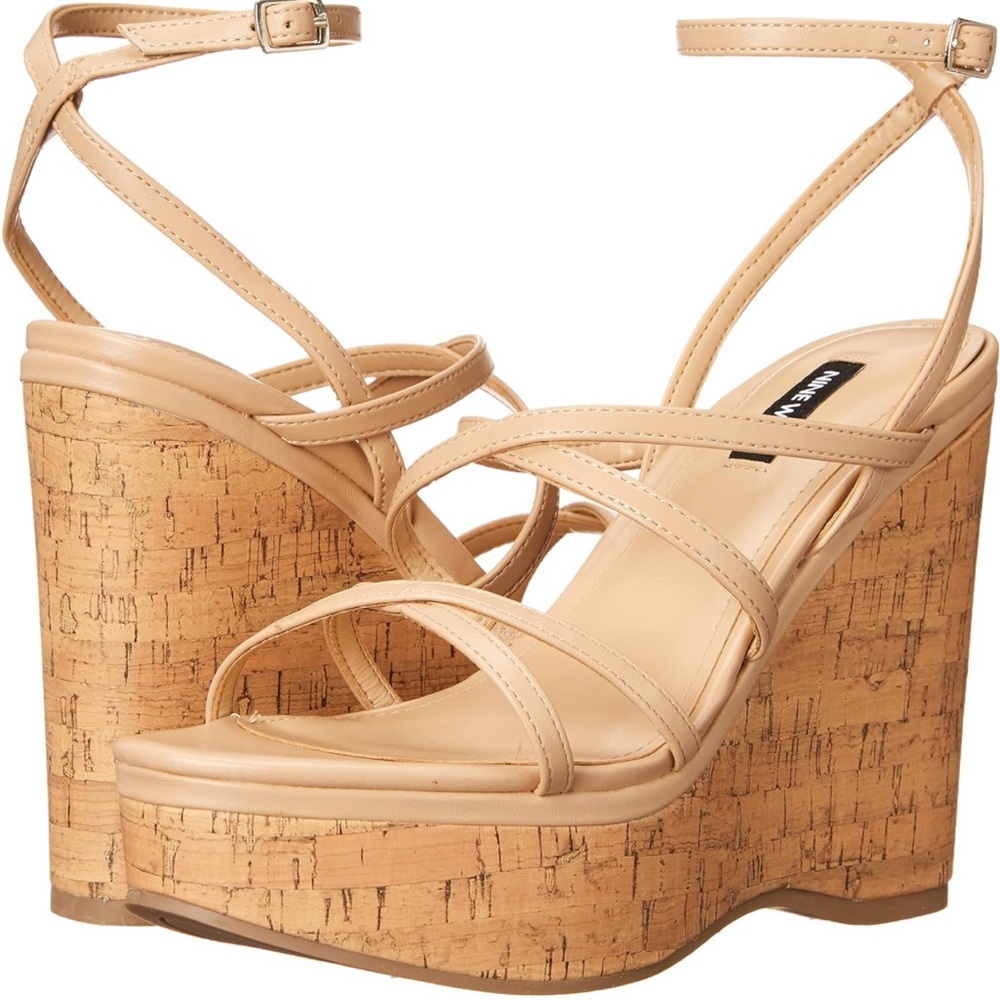 NWOT Nine West Women’s Rachel3 Wedge Sandal